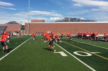 football practice