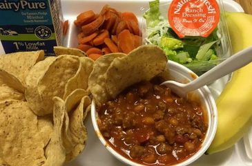 school lunch plate